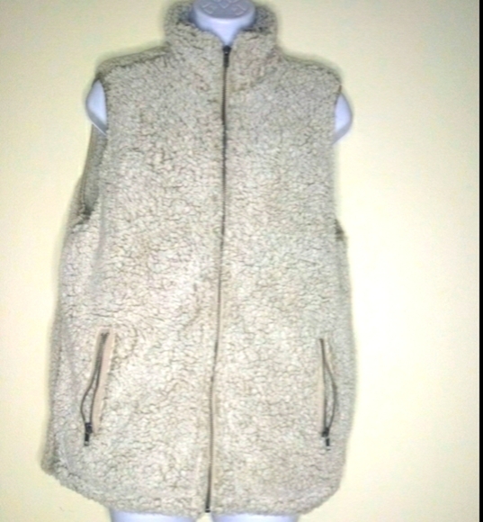 Thread & Supply front zip Arctic Fleece Vest - Picture 4 of 9